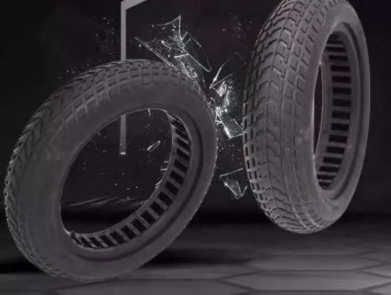 Fél tömör gumi 8.5 hüvelykes