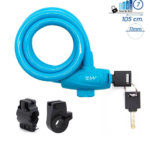 Kulcsos roller és bicikli zár (babakék)