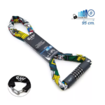 Számzáras mintás bicikli és roller zár (Multicolor)